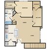 1 bedroom, 1 bathroom