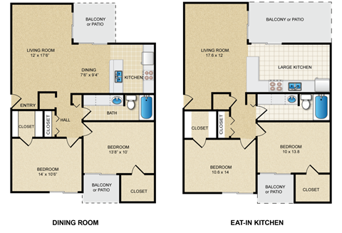 2 bedroom, 1 bath