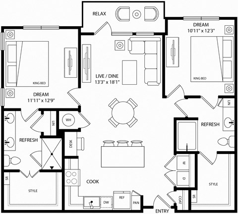 floor plan 46  the retreat at starkville