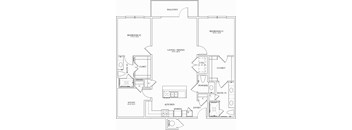 2 bedroom, 2.5 bathroom