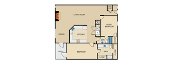 2 bedroom, 2 bathroom at Pebblebrook, Overland Park