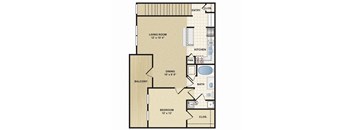 1 bedroom, 1 bathroom  at Stonepost Ranch, Overland Park