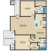 2 bedroom, 2 bathroom