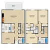 3 bedroom, 2 1/2 bathroom, townhome