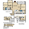3 bedroom, 2 bathroom