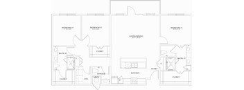 3 bedroom, 2.5 bathroom