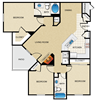3 bedroom, 2 bathroom
