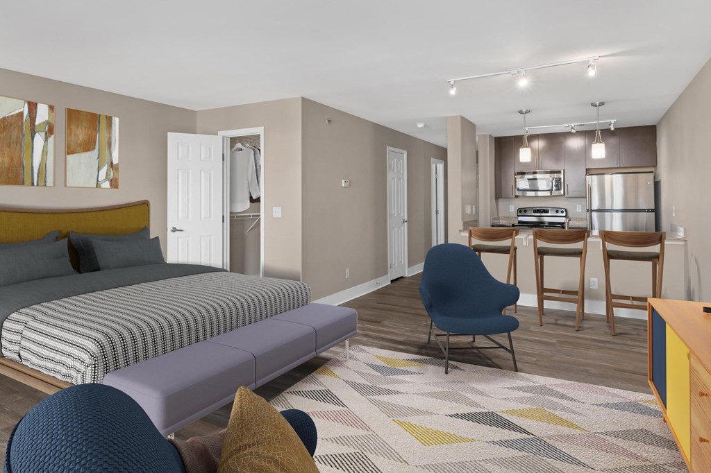 Living Area at Cambria Luxury Apartment Homes, Kansas City, 64112