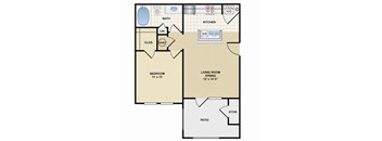 1 bedroom, 1 bathroom  at Stonepost Ranch, Overland Park, KS, 66221