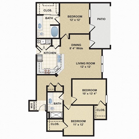 3 bedroom, 2 bathroom  at Stonepost Ranch, Overland Park, KS