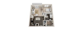 a 2 bedroom192 sqft floor plan  villas at spring creek
