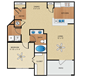 1 bedroom, 1 bathroom