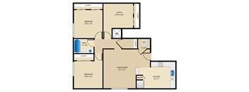 a schematic drawing of a floor plan of a two story house with an open concept