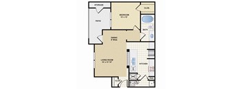 1 bedroom, 1 bathroom  at Stonepost Ranch, Overland Park, 66221