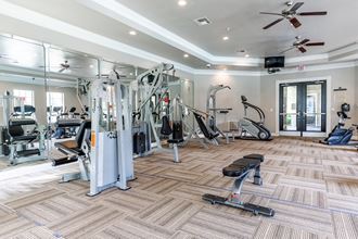 Fitness Center at  Wade Crossing Apartment Homes , Frisco, 75035 - Photo Gallery 5