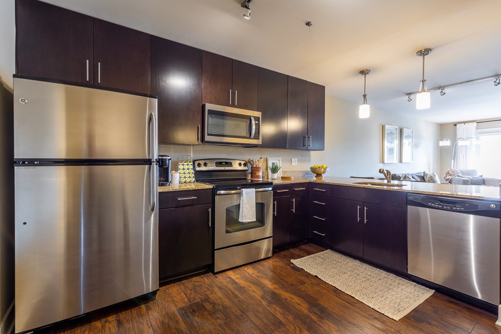 Kitchen at Cambria Luxury Apartments, Kansas City, Missouri