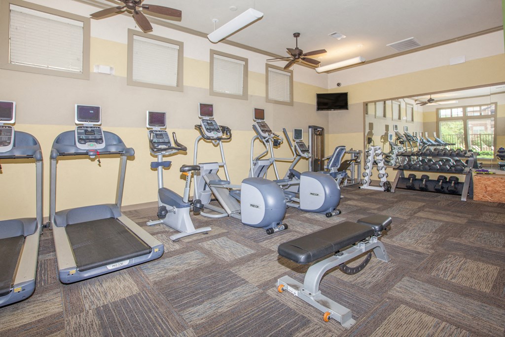Fitness Studio at Cypress at Lewisville Apartment Homes, Texas, 75067