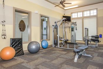 fitness center equipment at Cypress at Lewisville Apartments , Lewisville,75067