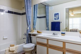 Bathroom vanity at Crescent, Kansas