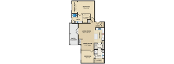 2 bedroom, 2 bathroom at Avignon Apartment Homes, Olathe