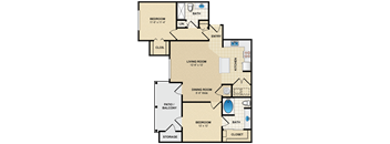 2 bedroom, 2 bathroom at Avignon Apartment Homes, Kansas