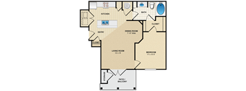 1 bedroom, 1 bathroom at Avignon Apartment Homes, Olathe