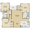 3 bedroom, 2 bathroom