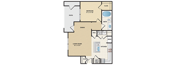 1 bedroom, 1 bathroom  at Stonepost Ranch, Overland Park, 66221