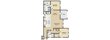 2 bedroom, 2 bathroom  at Stonepost Ranch, Overland Park, 66221