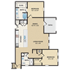 2 bedroom, 2 bathroom