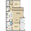 2 bedroom, 2 bathroom