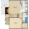 1 bedroom, 1 bathroom