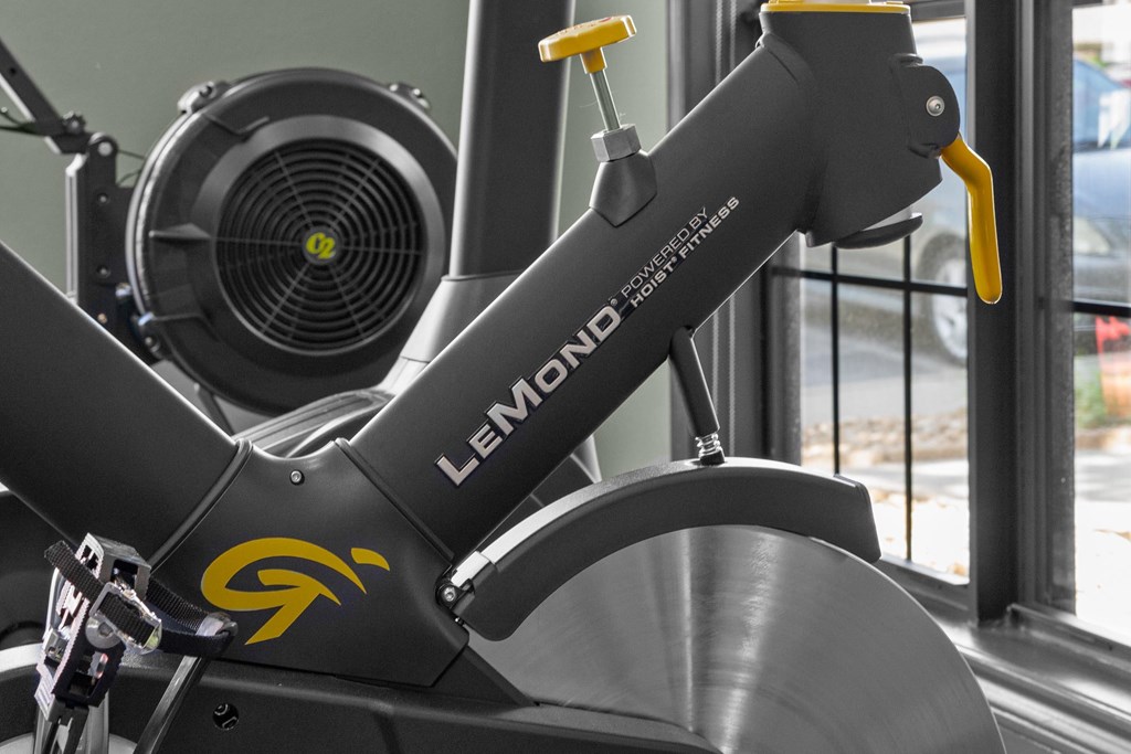 Peloton Bike at Highland Park Apartment Homes, Kansas