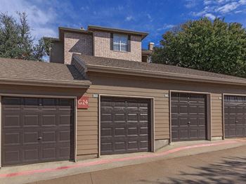 Garages at The Clairborne Apartment Homes, Texas, 75050