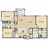 C1 Floor Plan: 3 bedroom, 2 bathroom