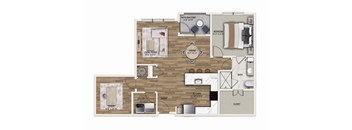 The Basie - B Floor Plan Image