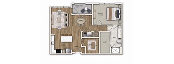 The Basie - C Floor Plan Image