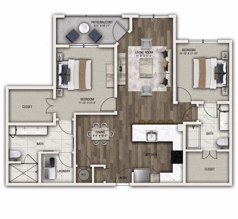 The Durham - A Floor Plan Image