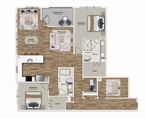 The Lammar Floor Plan Image