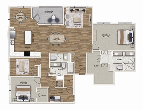 The Julia Floor Plan Image