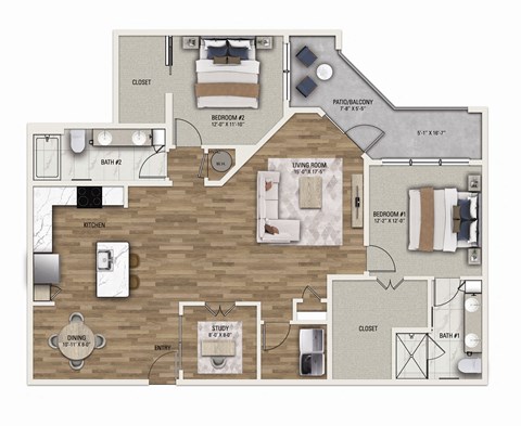 The Oliver Floor Plan Image