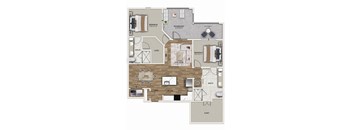 The Nelle - C Floor Plan Image