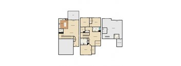 3 bedroom, 2 bath, 2 half baths Townhome