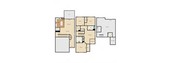 3 bedroom, 2 bath, 2 half baths Townhome