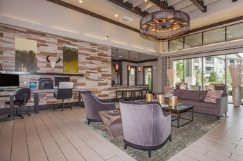 modern clubhouse area