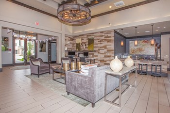 modern clubhouse area