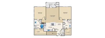 a floor plan of a home