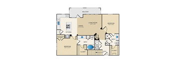 a floor plan of a home