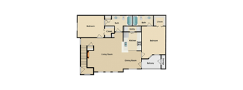 2 bedroom, 2 bathroom at Stonebriar Apartments, Kansas