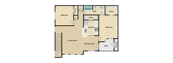 2 bedroom, 1 bathroomat Stonebriar Apartments, Kansas, 66213